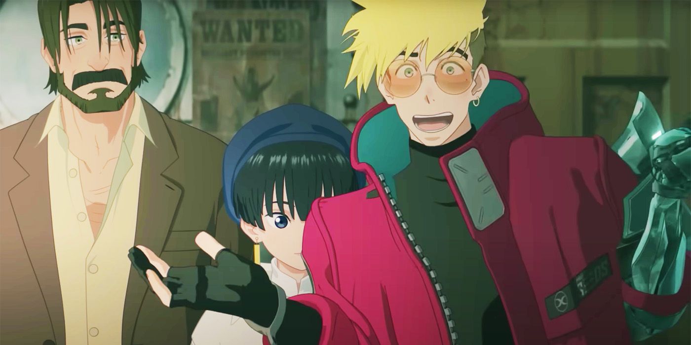 A group of characters in Trigun Stampede