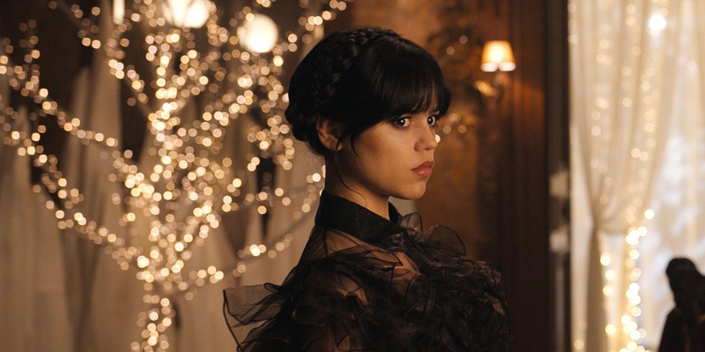 jenna ortega wednesday prom dress Jenna Ortega's gothic tulle gown is giving Wednesday's prom dress