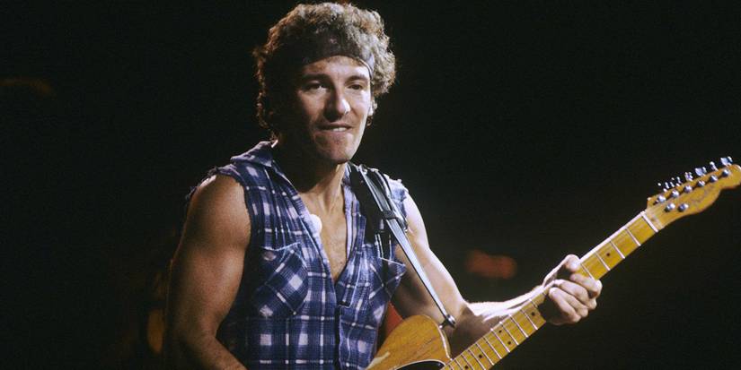 Bruce Springsteen Performing on Stage