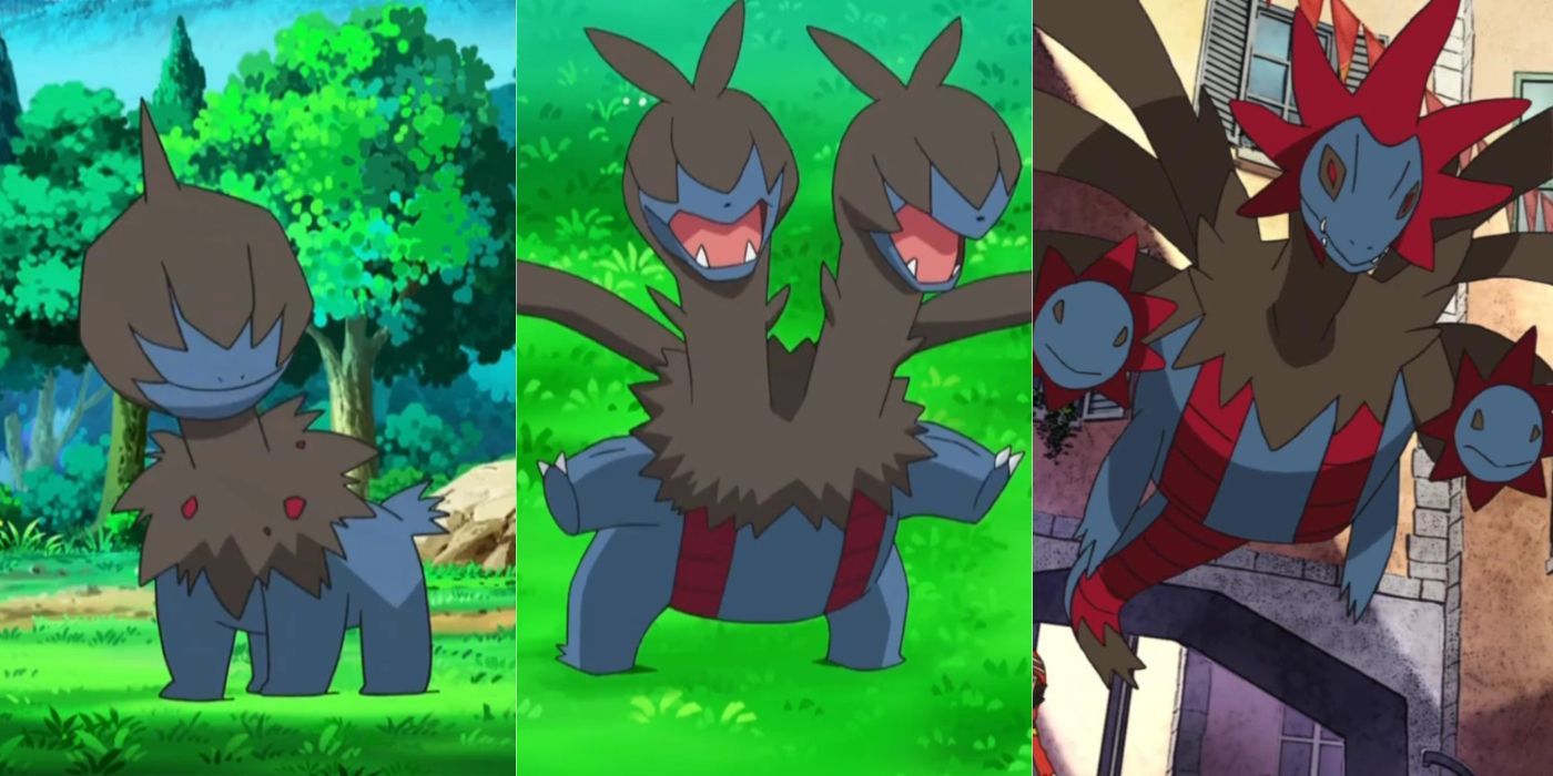 Deino, Zweilous, Hydreigon, evolution; Pokemon