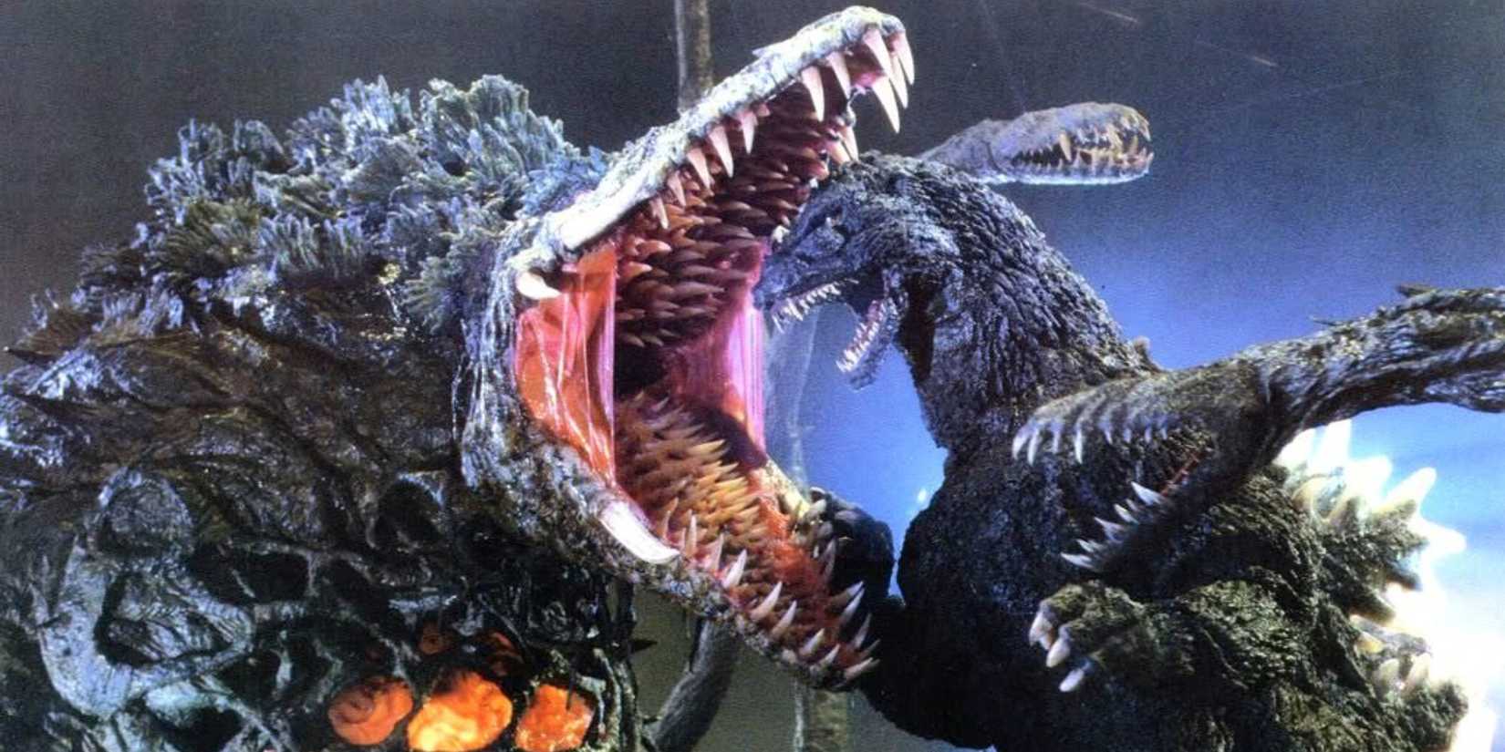 Godzilla fighting Biollante in Godzilla vs. Biollante