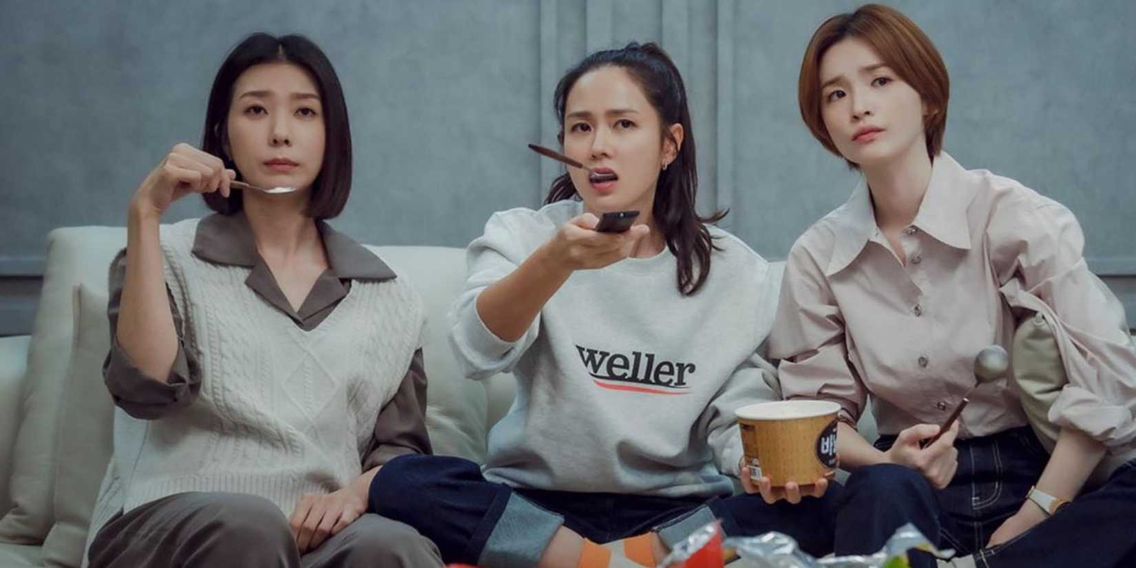 The three protagonists of the K-drama Thirty-Nine