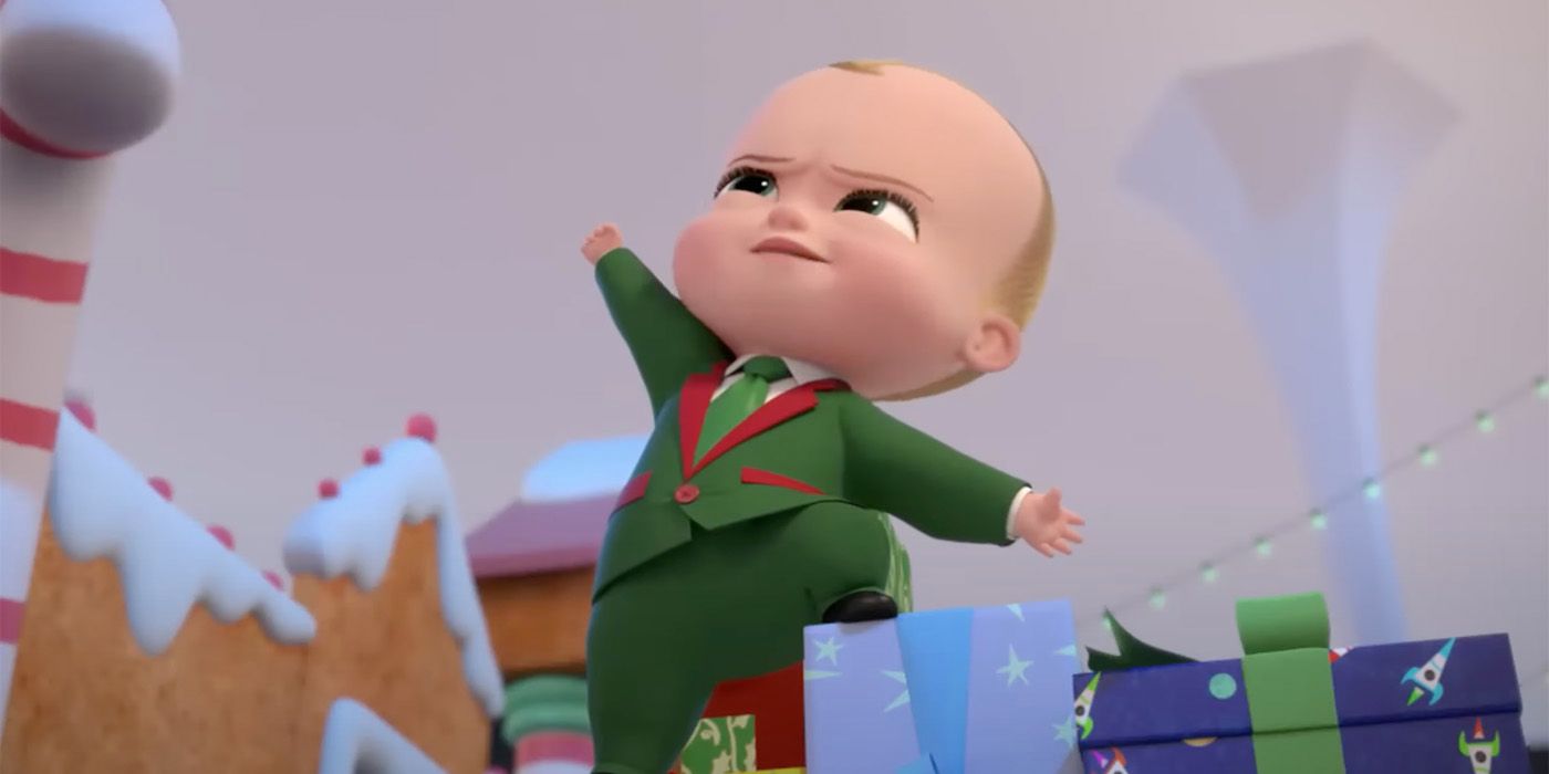 boss baby christmas bonus feature