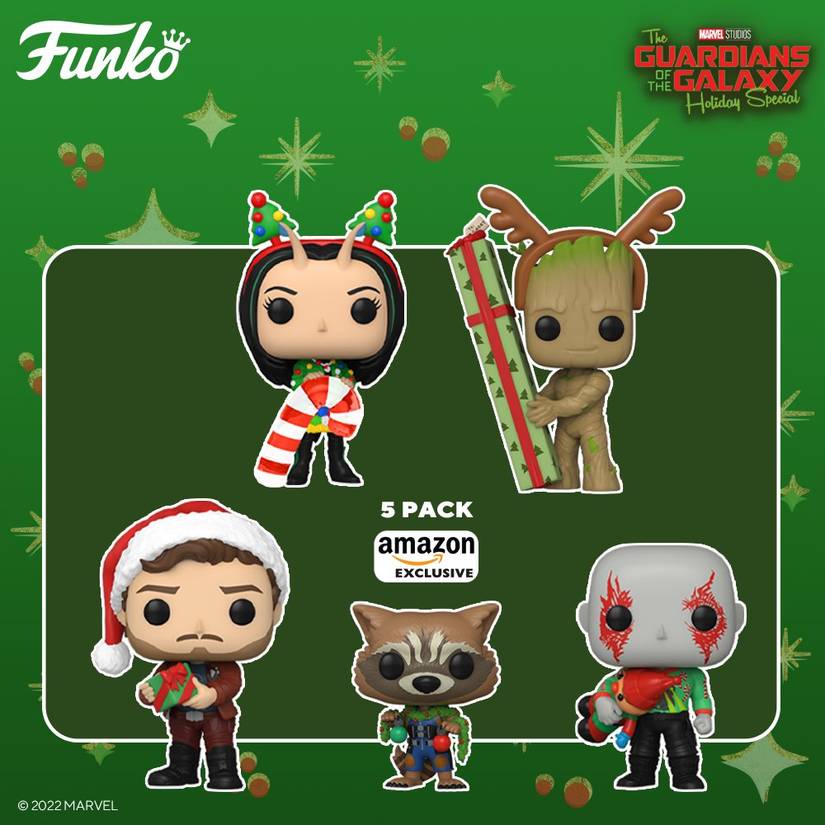 Guardians of the Galaxy Holiday Special Gets 5-Pack Funko