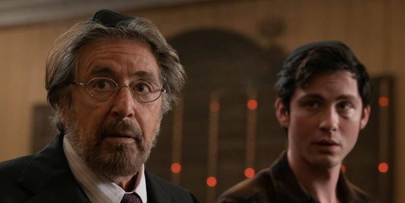 Al Pacino and Logan Lerman in 'Hunters'