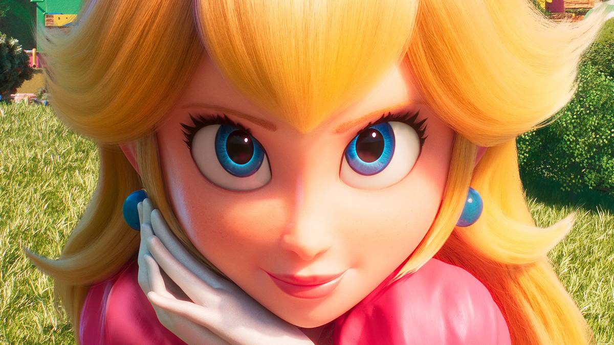 Super Mario Bros Poster Shows Princess Peach On Rainbow Road super-mario-bros-poster-shows-princess-peach-on-rainbow-road