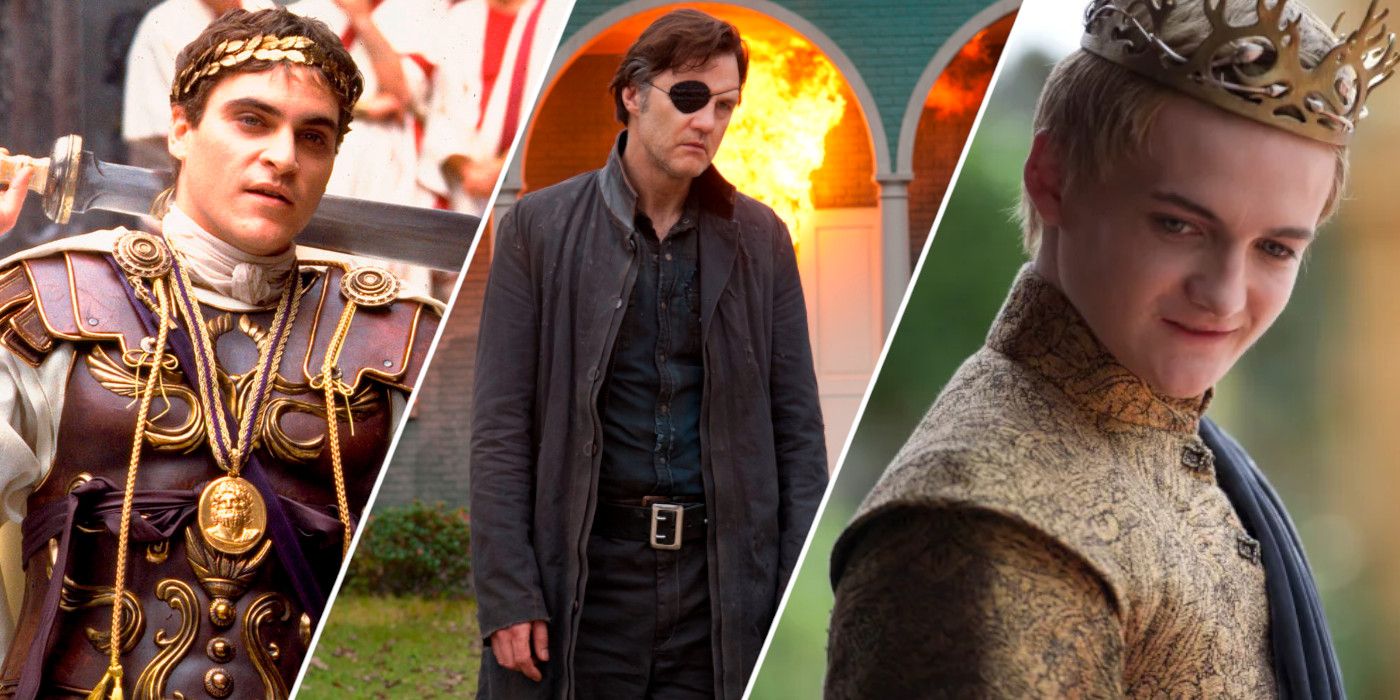 Commodus, The Governor, and Joffrey Baratheon