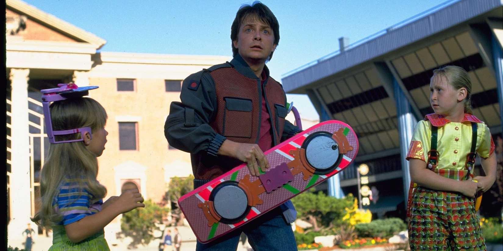 Michael J. Fox as Marty McFly in 'Back to the Future.'