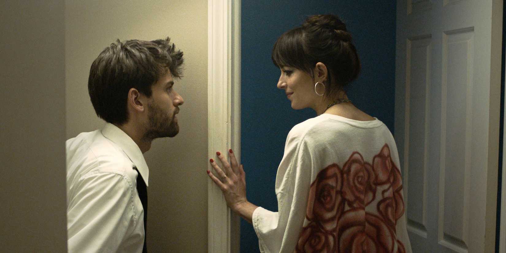 Dakota Johnson and Cooper Raiff in 'Cha Cha Real Smooth'