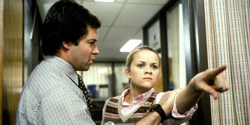Reese Witherspoon and Matthew Broderick in Election