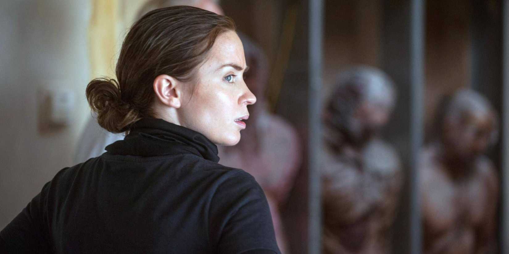Emily Blunt as Kate turning around in 'Sicario'