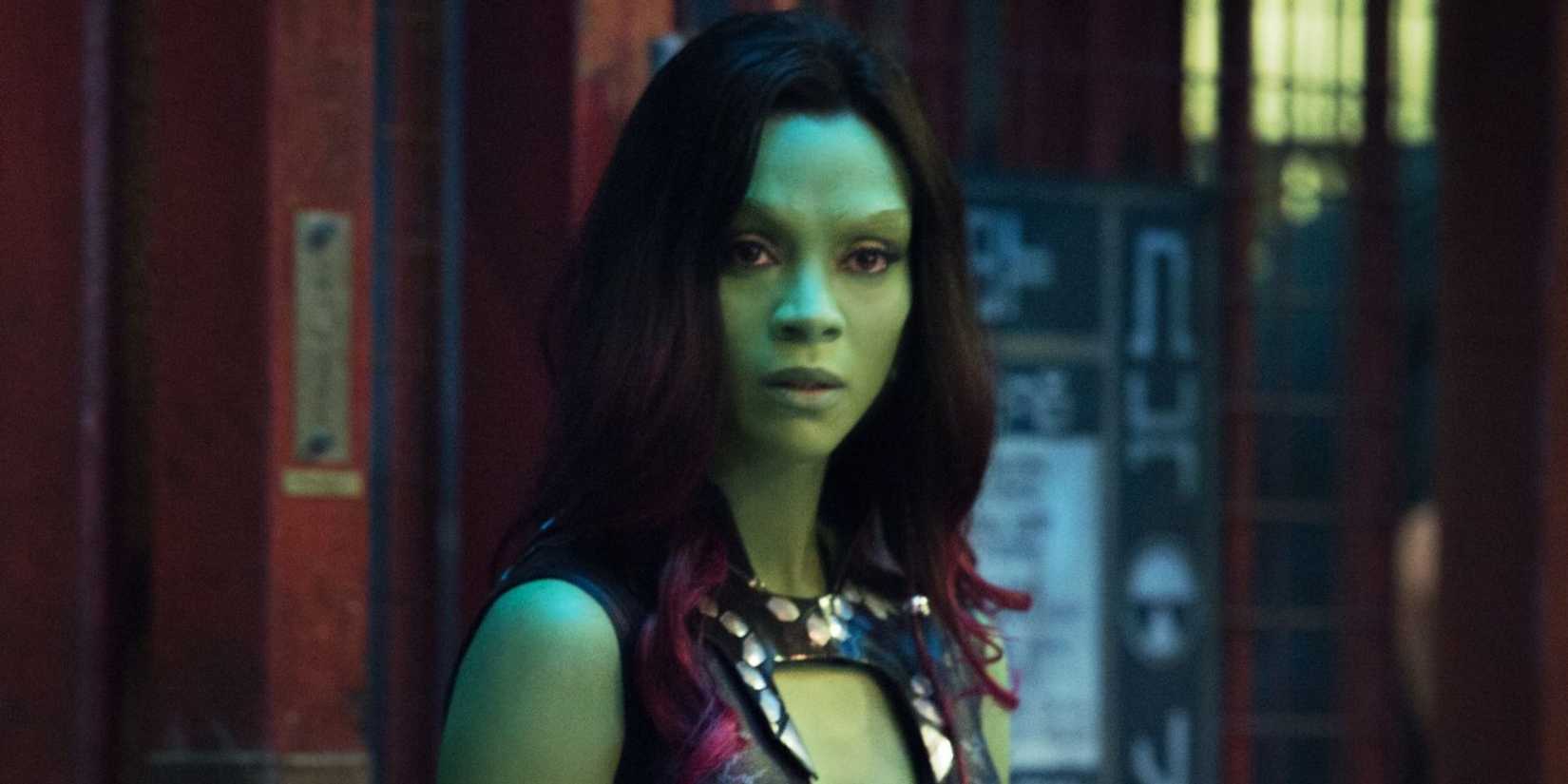 Zoe Saldaña in Guardians of the Galaxy