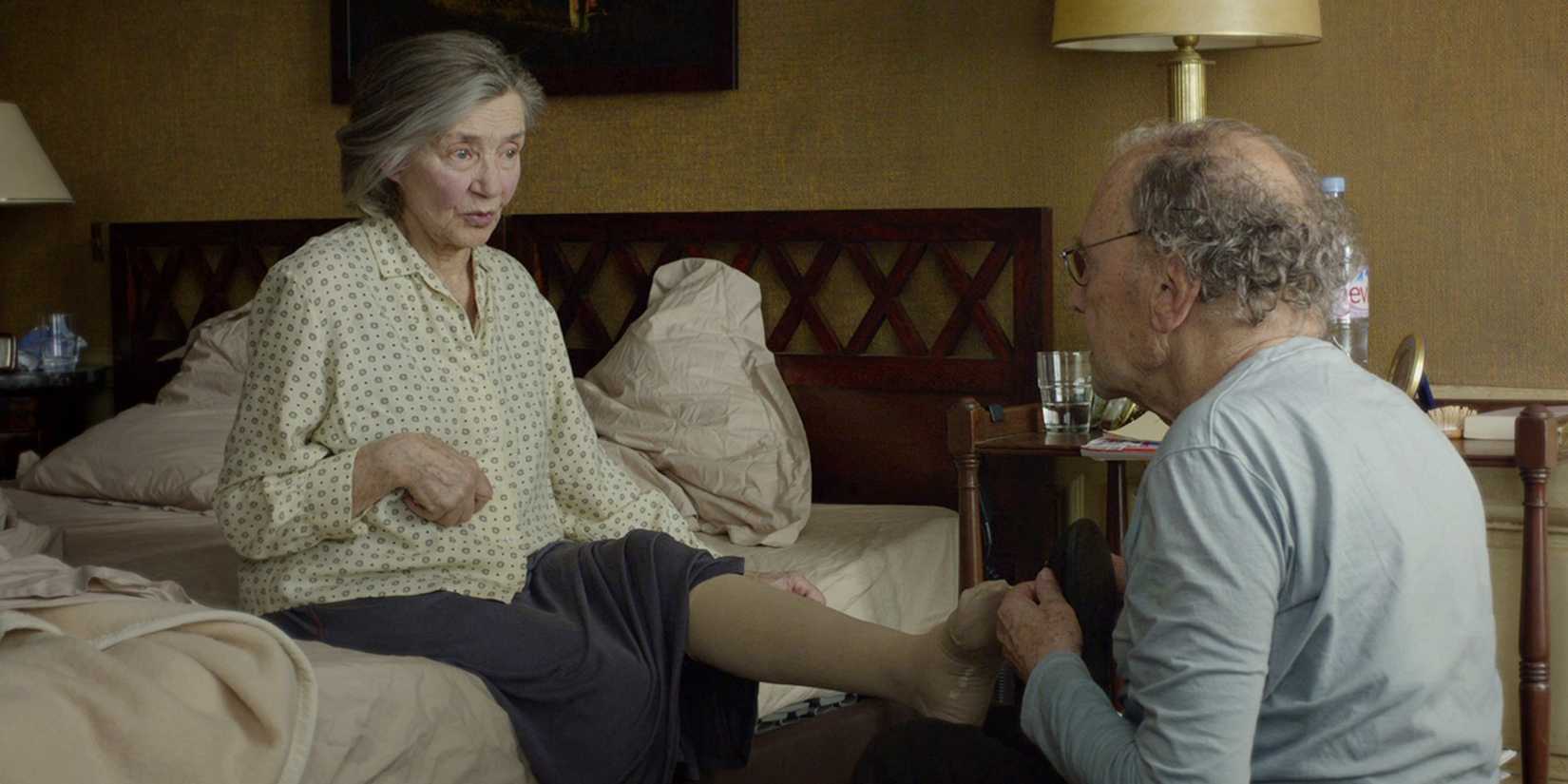 Jean-Louis Trintignant and Emmanuelle Riva in 'Amour'