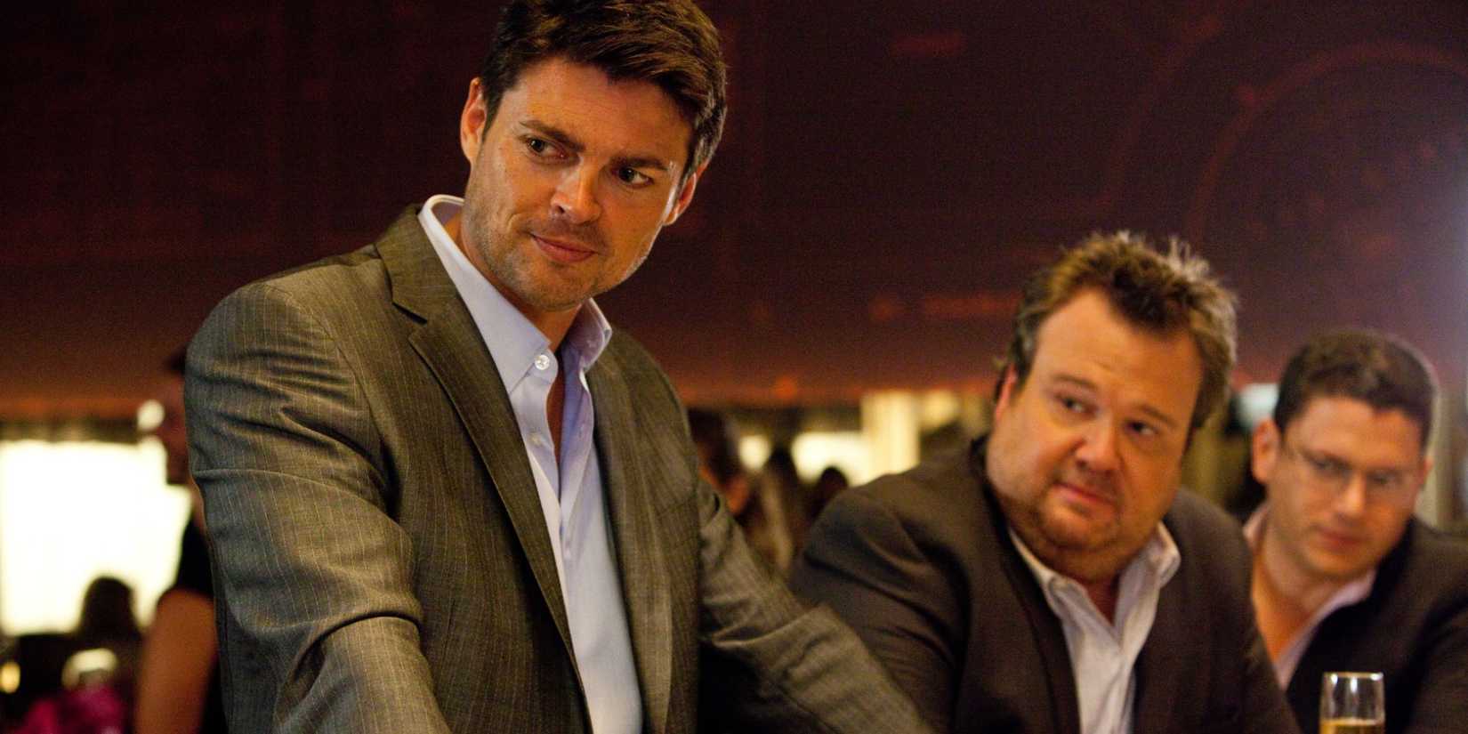 Karl Urban, Eric Stonestreet, and Wentworth Miller in 'The Loft' (2014)