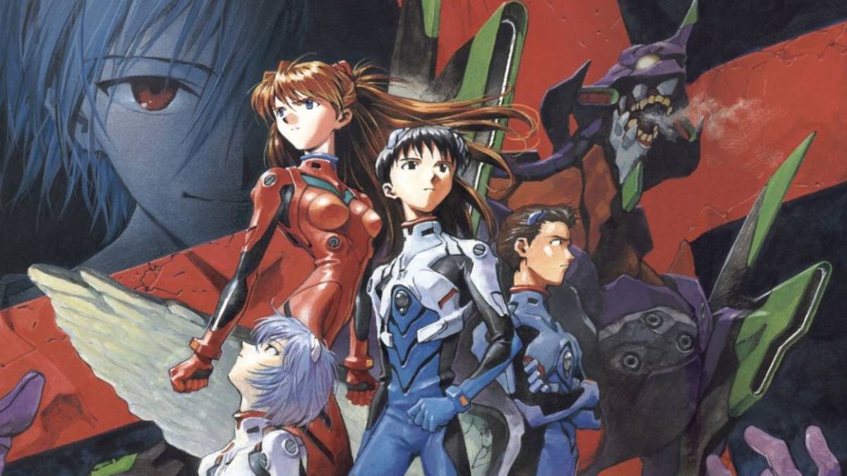 The main characters in Neon Genesis Evangelion.