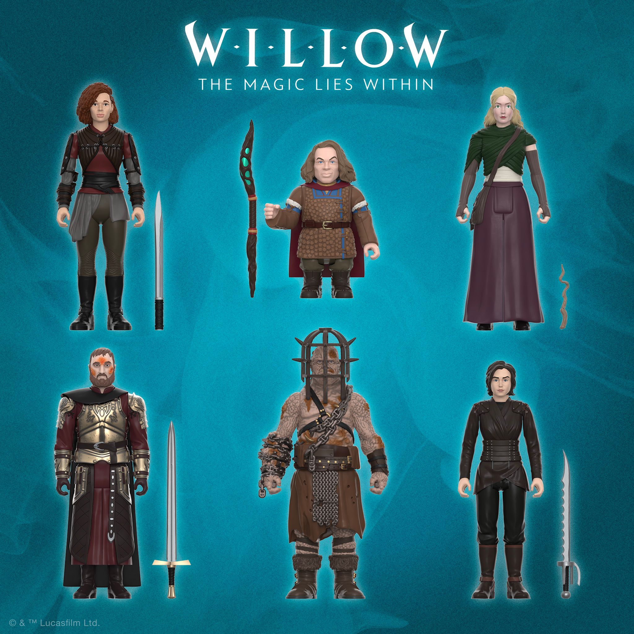 Figurine Willow Sorsha ReAction - 3,75 Pouces - Neuve Sous Blister