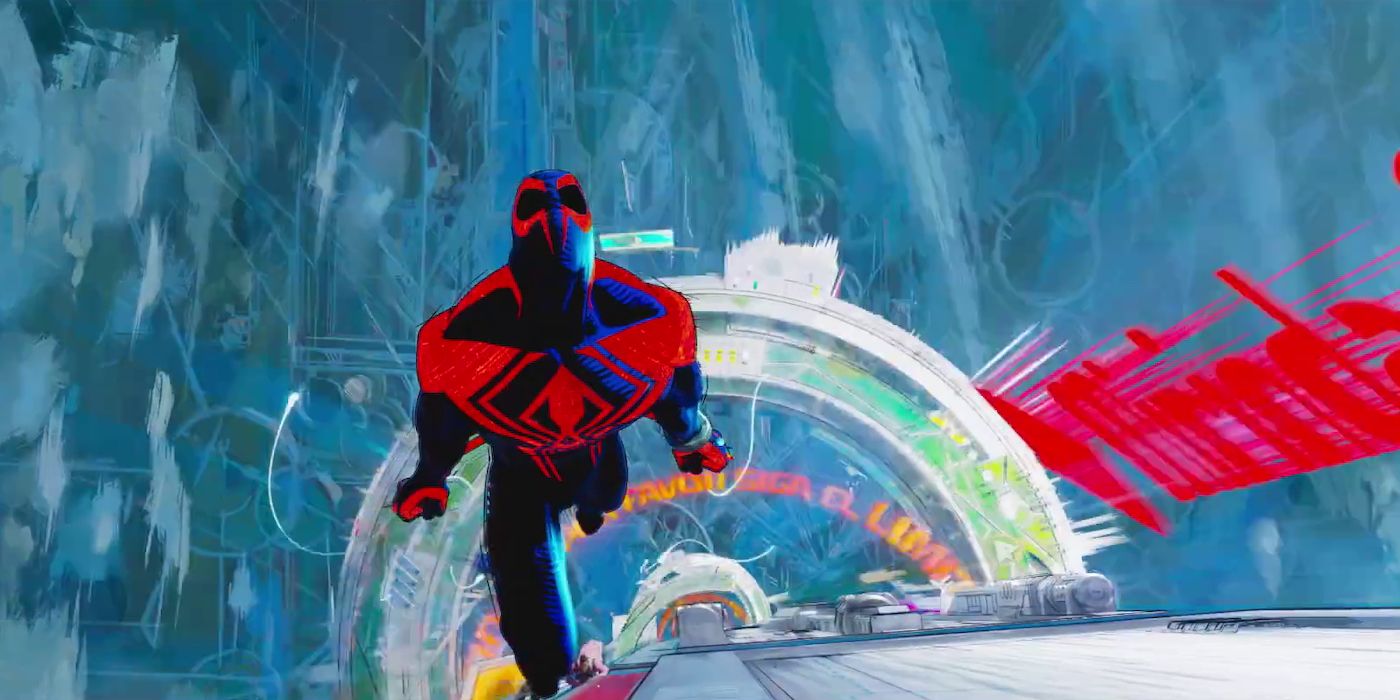 Spider-Man: Across the Spider-Verse' Image Shows Spider-Man 2099, image size:1400x700