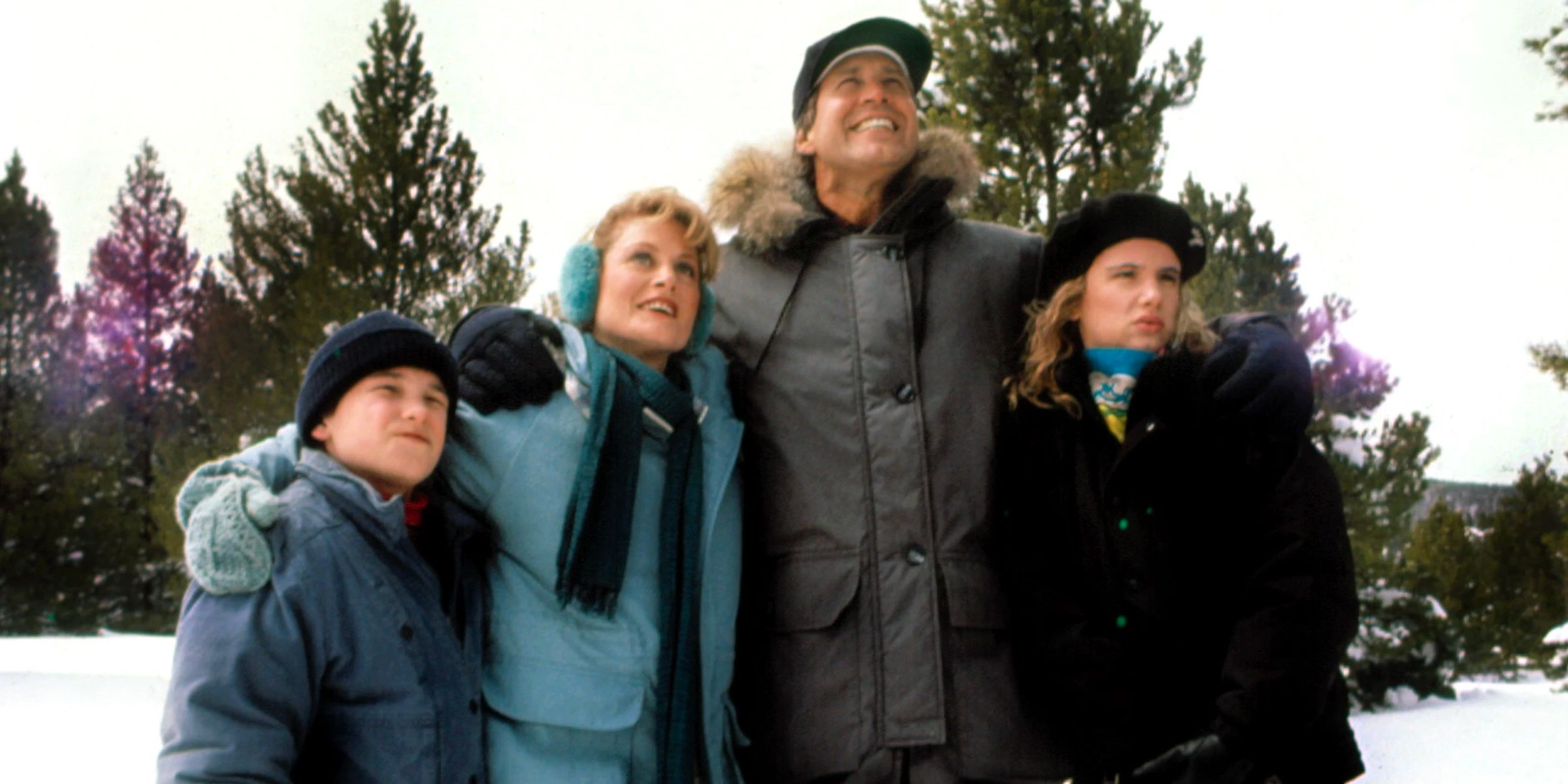 The Griswolds stand together as a family