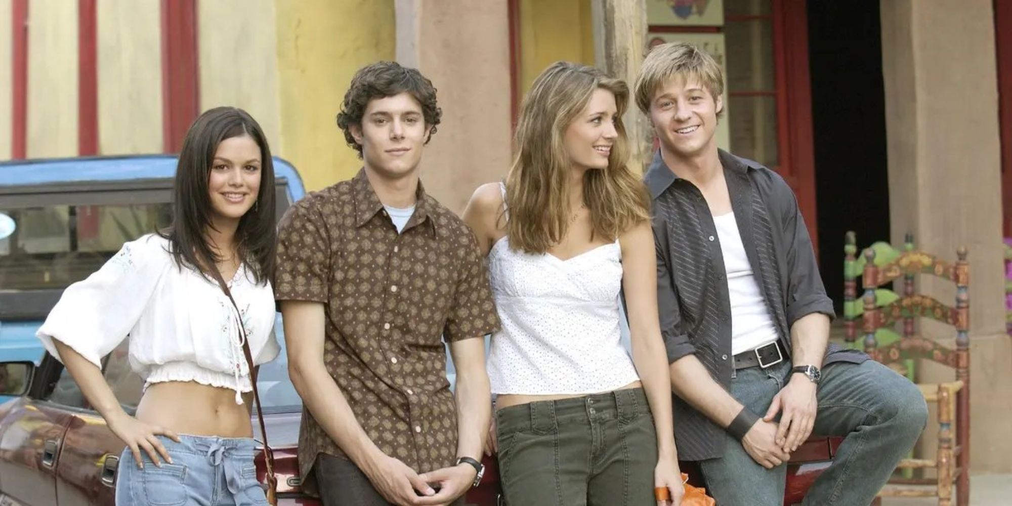 The cast of the O.C. all standing together.