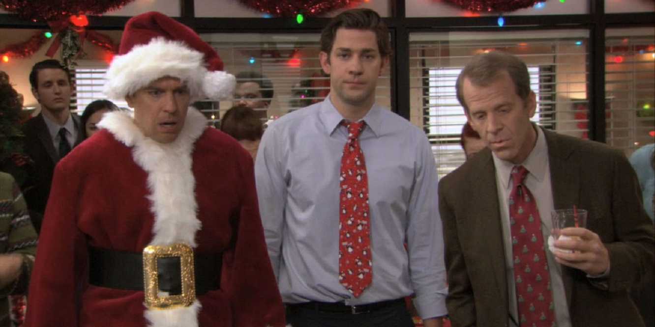 dwight dressed up for christmas The Office: The True Story Behind Belsnickel In Christmas Folklore