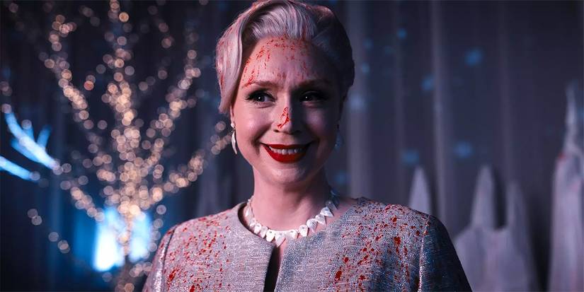 Gwendoline Christie as Principal Larissa Weems in Wednesday