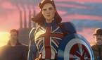 Captain Carter with the Howling Commandos behind her in 'What If...?'