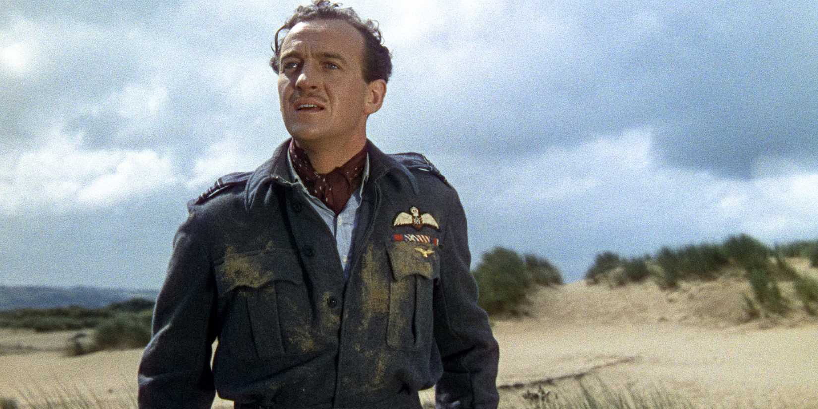 David Nevan as Peter David Carter wearing an army uniform in A Matter of Life and Death
