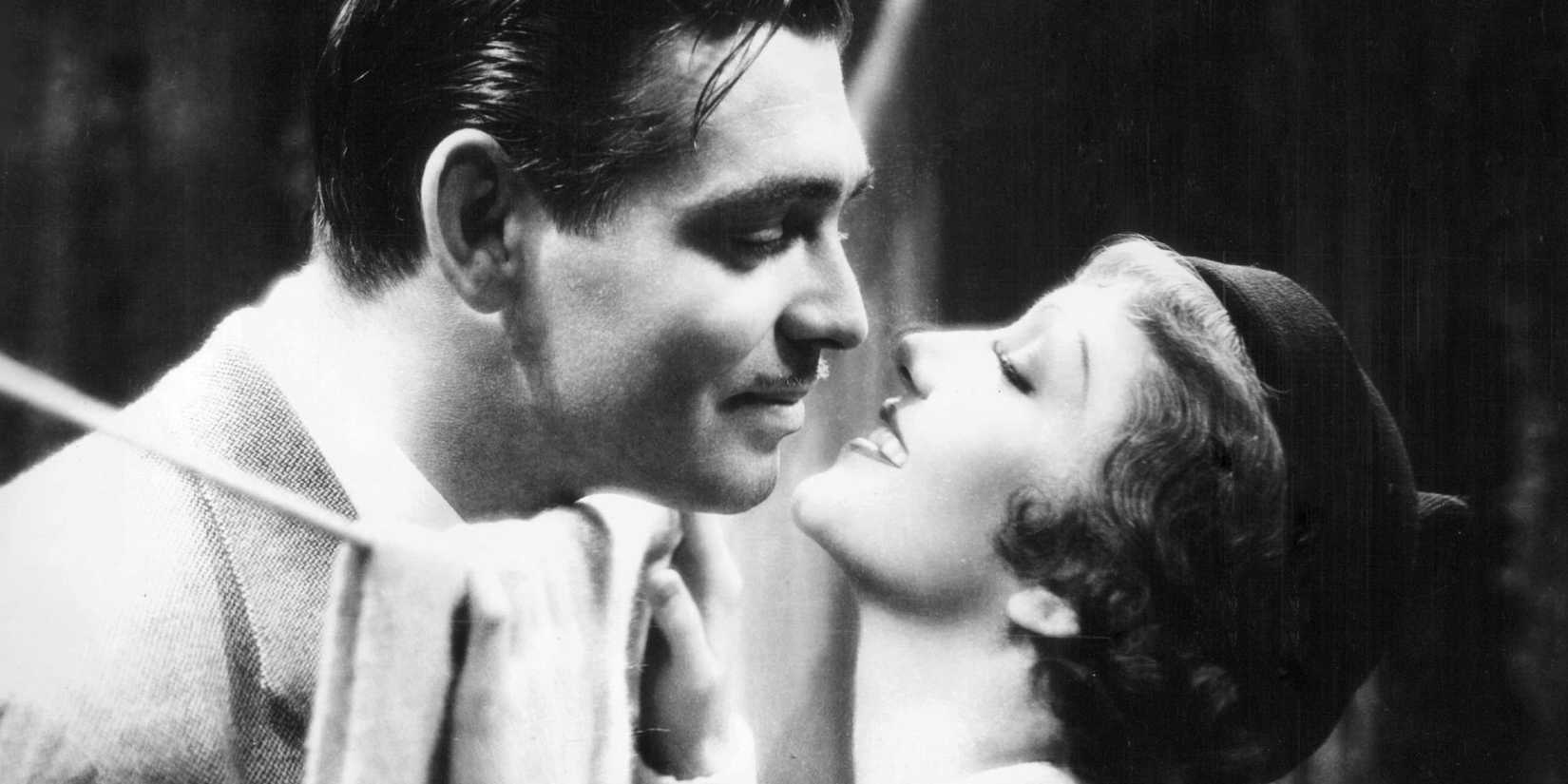 Claudette Colbert and Clark Gable in 'It Happened One Night'