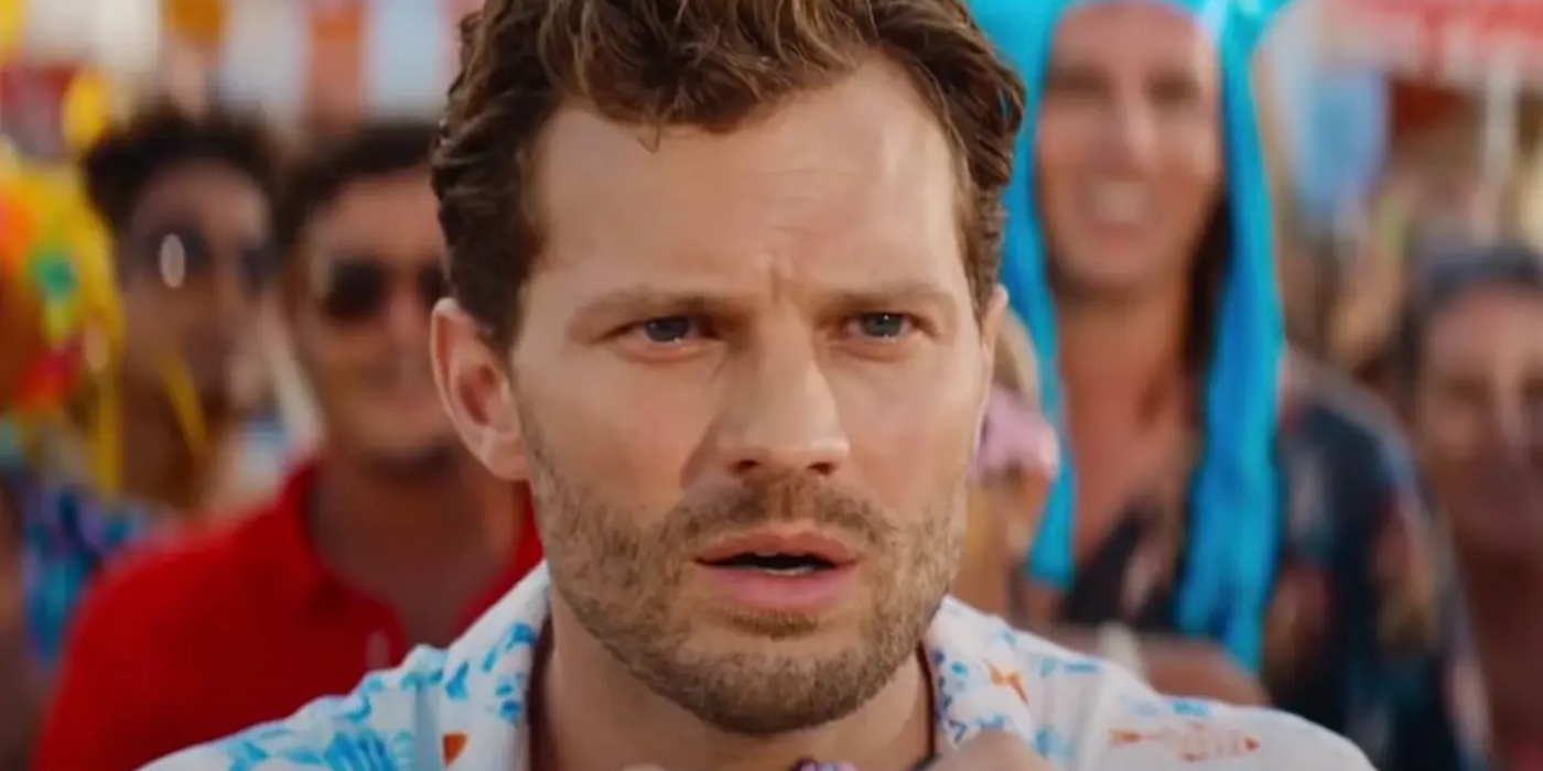 Jamie Dornan as Edgar in Barb and Star Go To Vista Del Mar