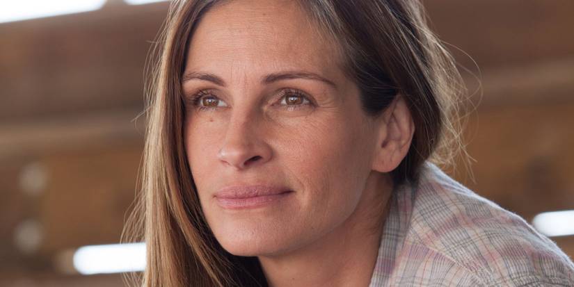 Barbara Fordham smiling and looking ahead in August Osage County