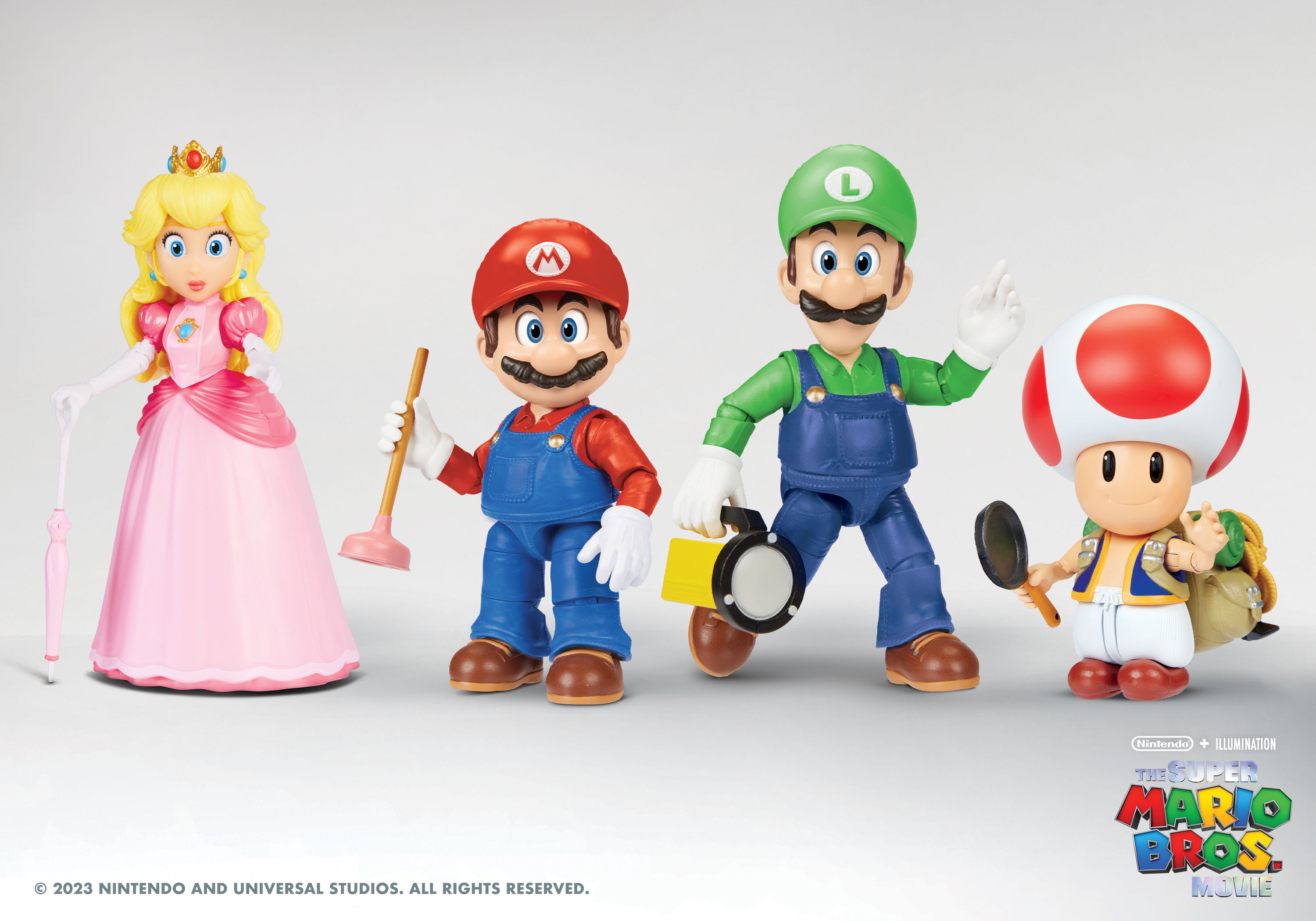 Super Mario Bros. Movie Gets New Toy Line Featuring Peach, Toad