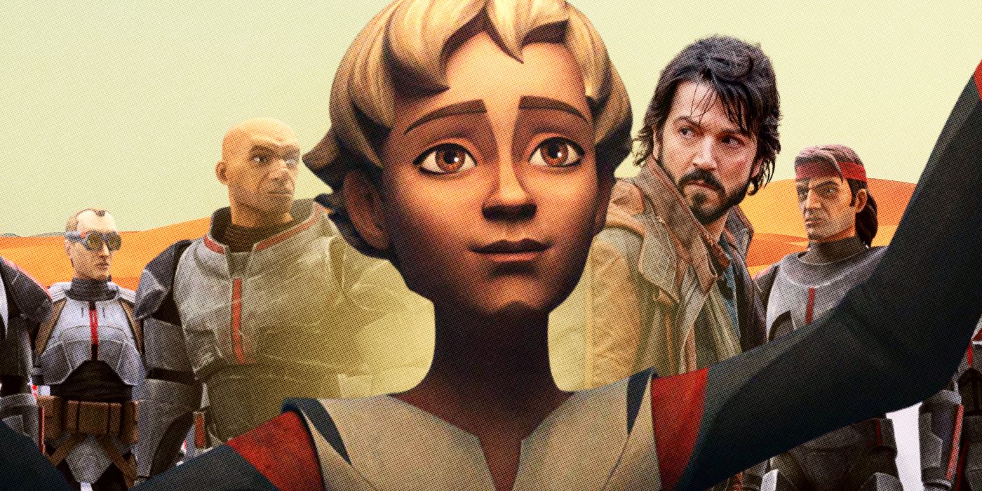 Omega and the Bad Batch with Diego Luna as Cassian Andor