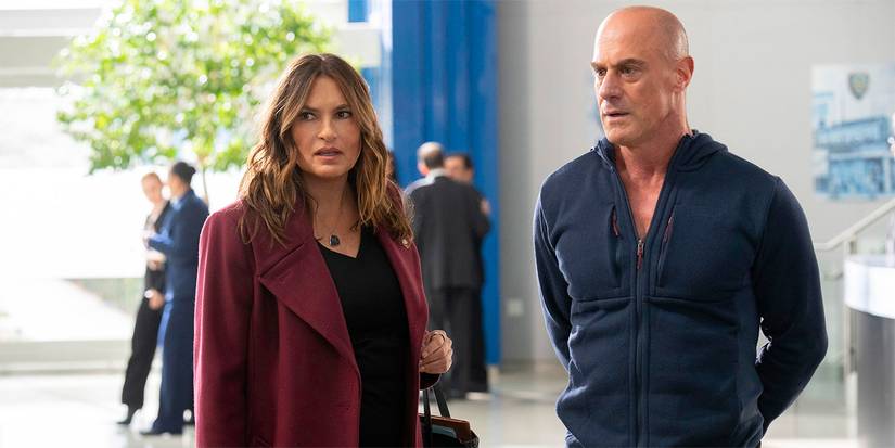 Christopher Meloni as Elliot Stabler and Mariska Hargitay as Olivia Benson in Law & Order: SVU