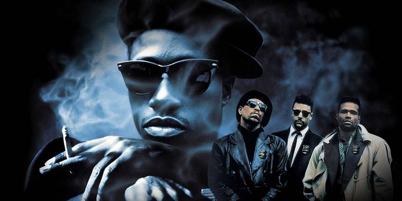 Judd Nelson, Wesley Snipes, Ice-T, and Mario Van Peebles in New Jack City