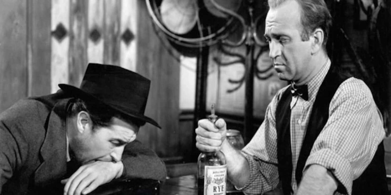 Don Birman and Nat at a bar in The Lost Weekend (1945)