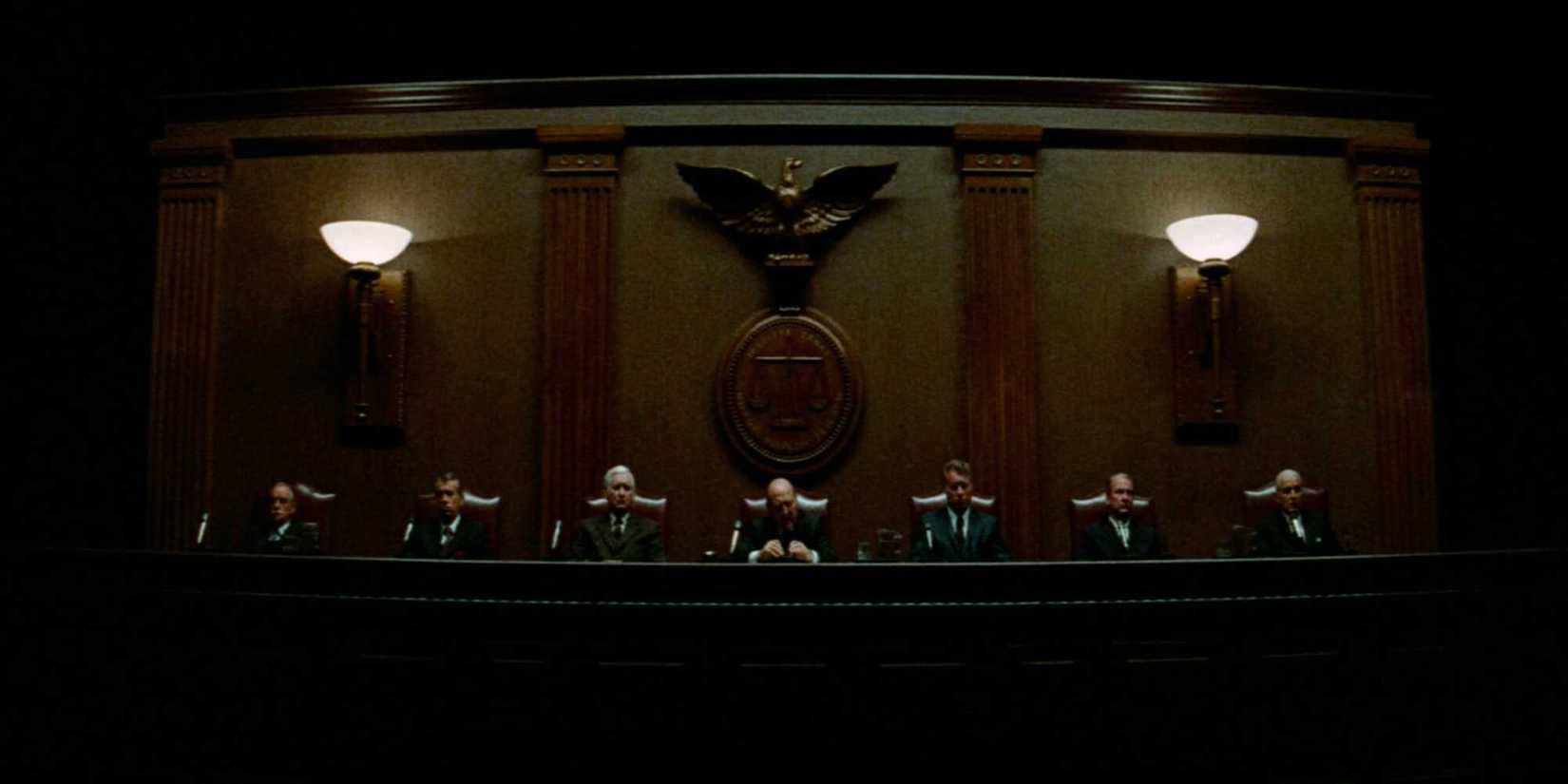 A tribunal in The Parallax View