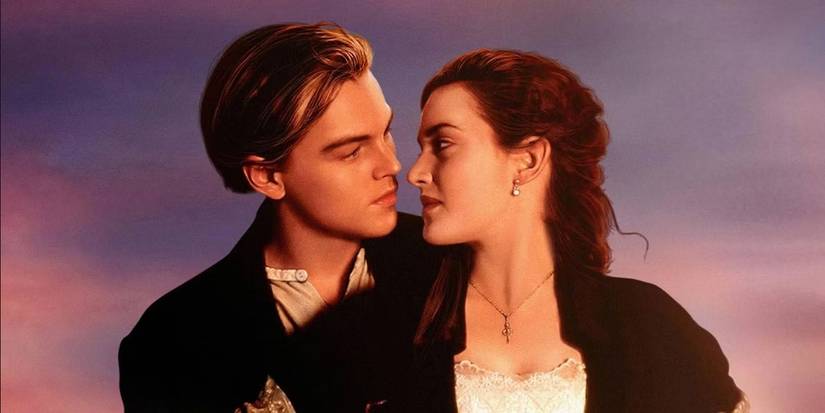 Jack (Leonardo DiCaprio) and Rose (Kate Winslet) in Titanic