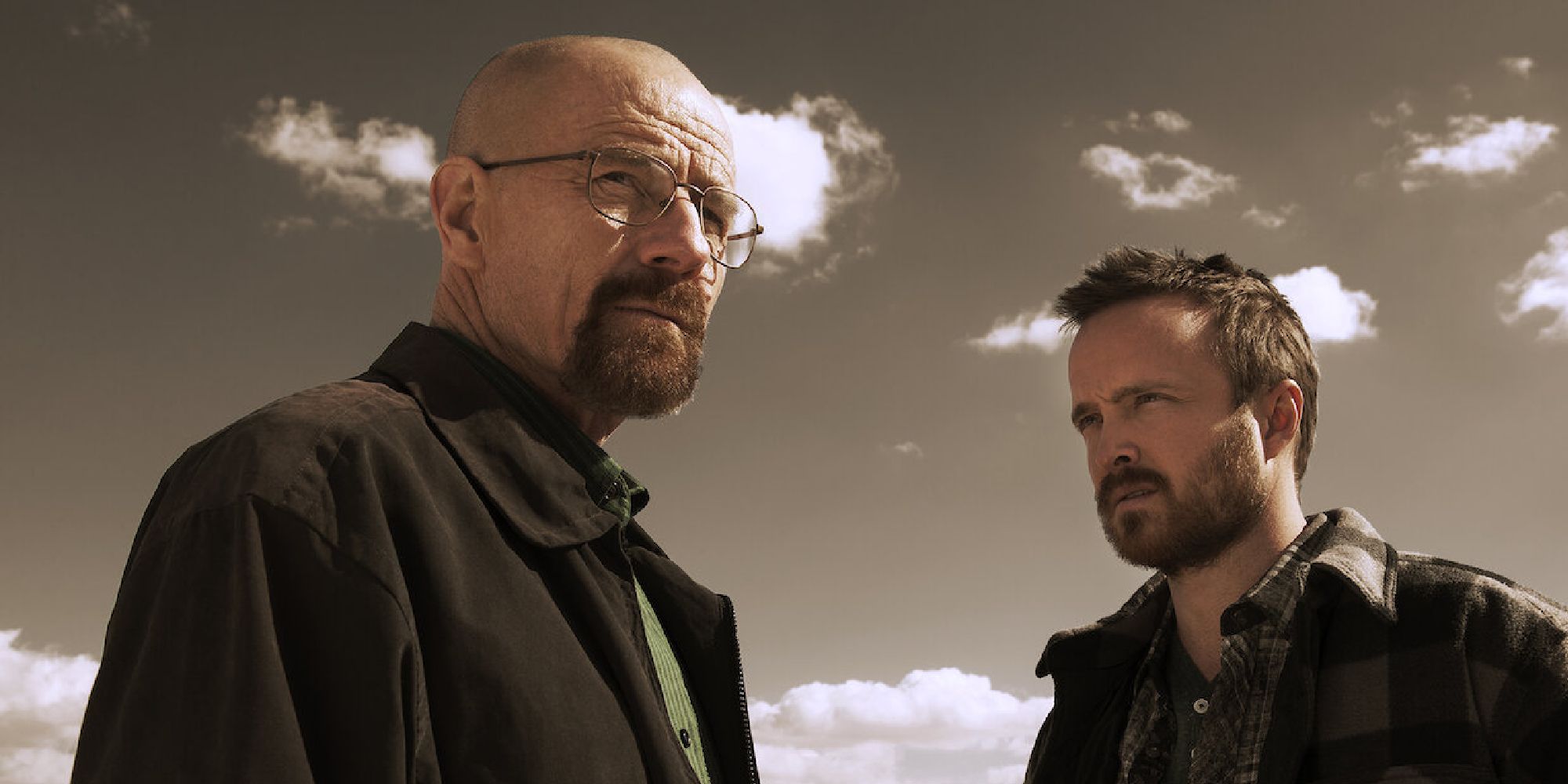 Bryan Cranston and Aaron Paul in Breaking Bad