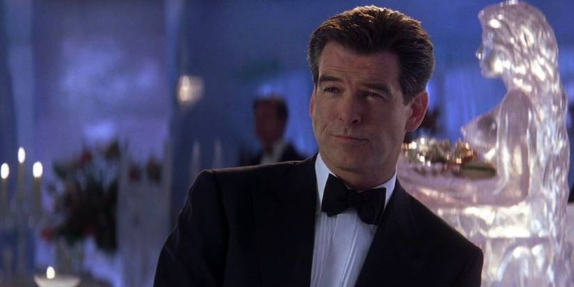 Pierce Brosnan as James Bond looking unimpressed in Die Another Day