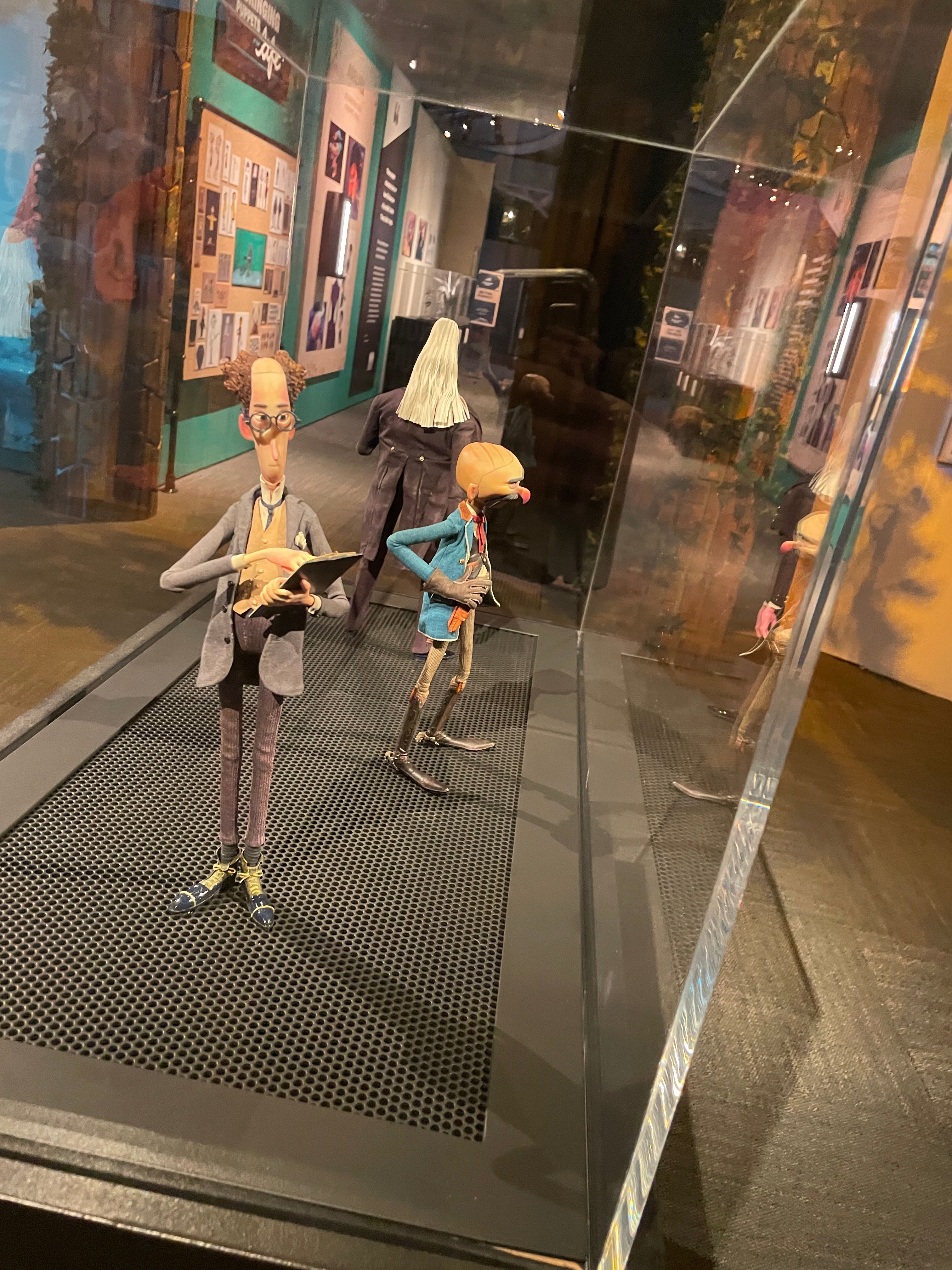Une marionnette de M. Collick de Missing Link à Hidden Worlds : The Films of Laika