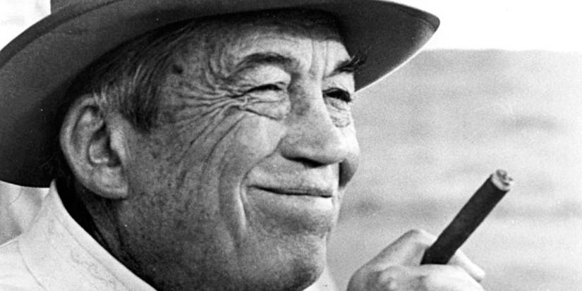 John Huston smiling