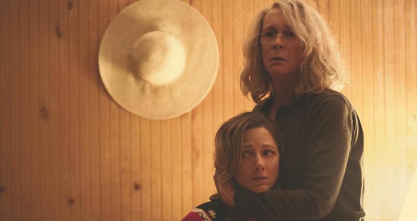 Judy Greer and Jamie Lee Curtis in Halloween (2018)