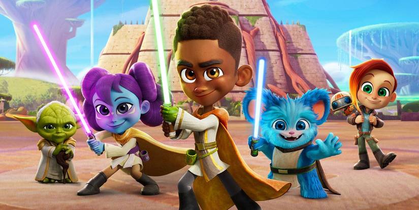 The main characters of Star Wars: Young Jedi Adventures