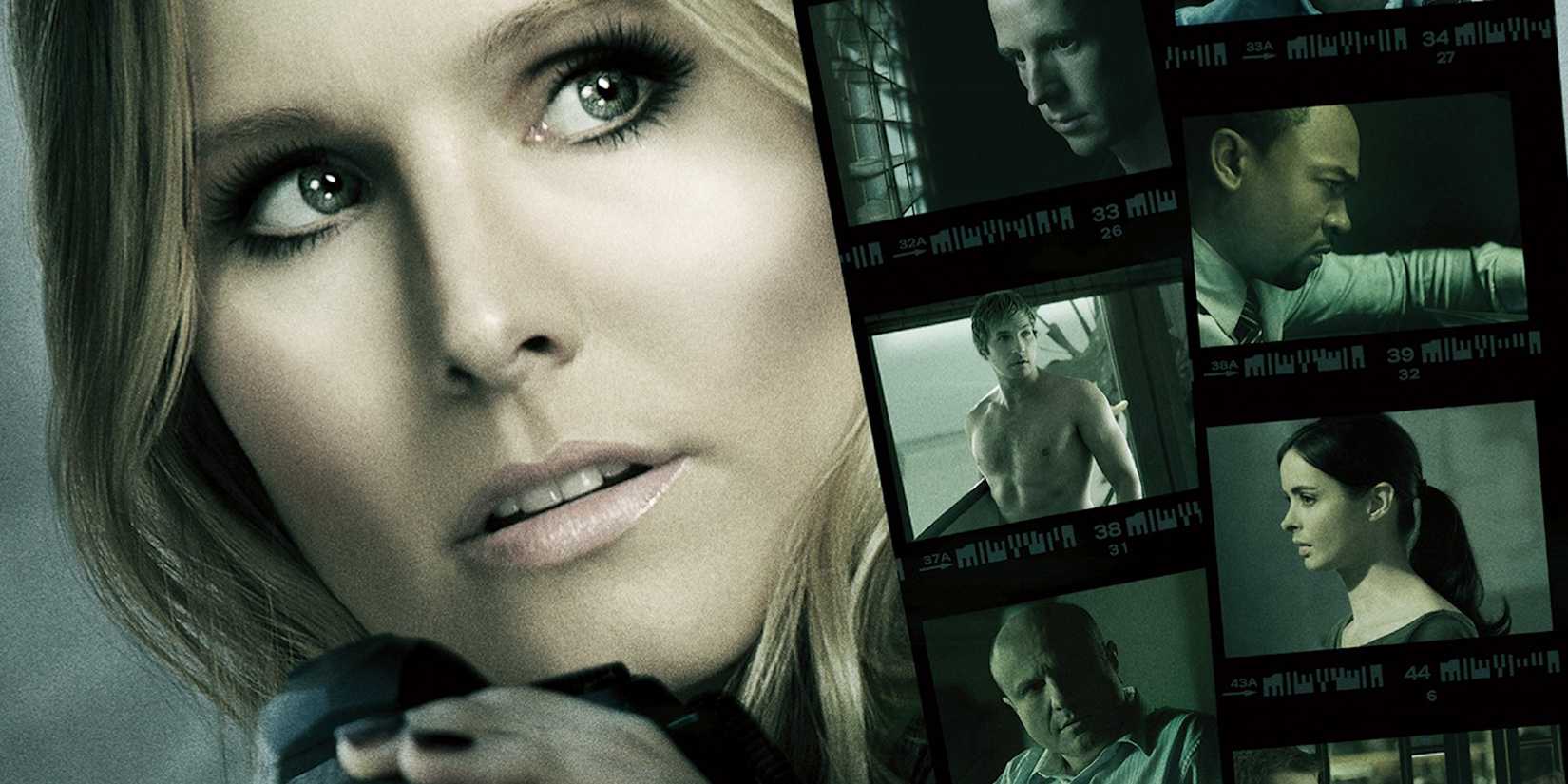 Kristen Bell and the cast of the Veronica Mars movie. 