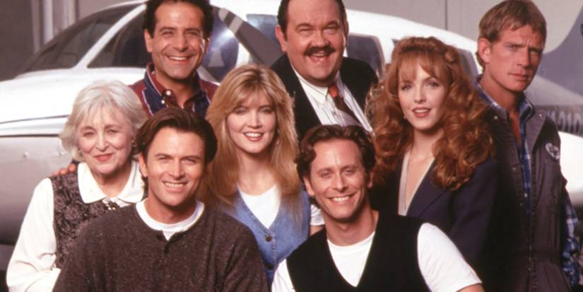 Wings cast, including Tony Shalhoub, Tim Daly, Steven Weber and Thomas Haden Church. 