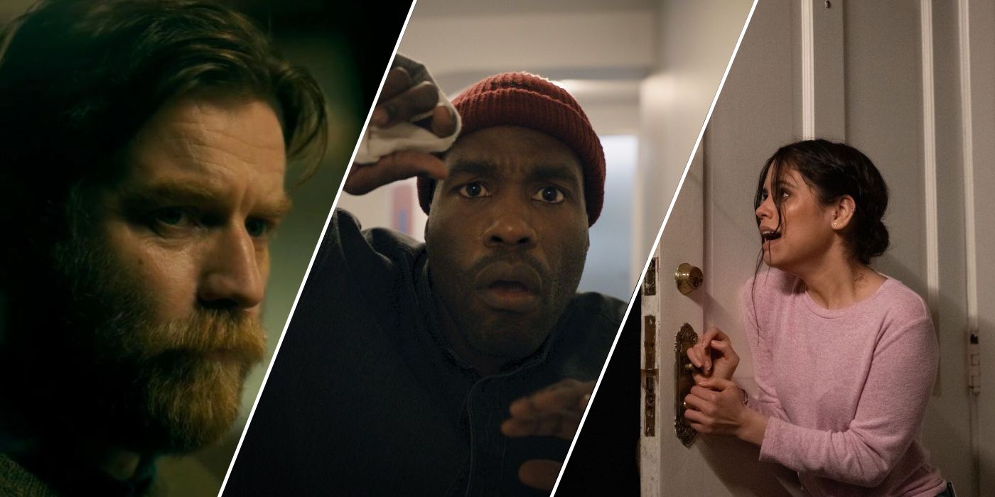 Ewan McGregor in Doctor Sleep, Yahya Abdul-Mateen II in Candyman (2021) and Jenna Ortega in Scream (2022)