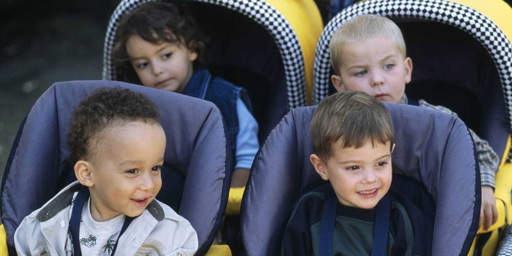 Four babies in Superbabies: Baby Geniuses 2