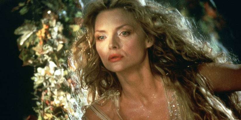 Titania pouting and looking to the distance in A Midsummer Night's Dream