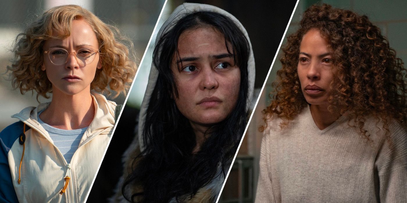 Misty Quigley, Lottie Matthews, and Taissa Turner in Yellowjackets