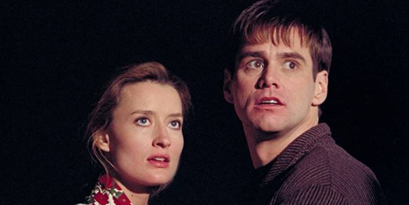Natascha McElhone and Jim Carrey in The Truman Show